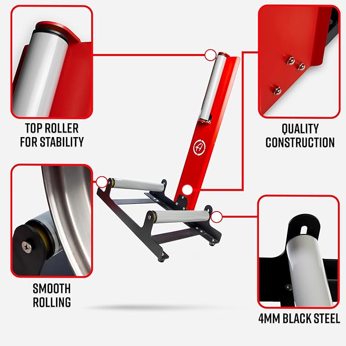 Adam's Polishes Rolling Wheel Detailing Stand - Wheel & Tire Car Detailing Roller for Cleaning, Ceramic Coating, Applying Tire Shine & Car Wheel Wash | Garage Accessory for Detailers-StrideForce Fitness