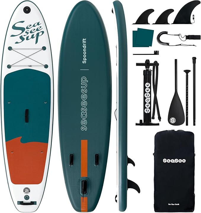 Inflatable Stand Up Paddle Board with Sup Board Accessories, Durable, Lightweight,Wide Stable Design,Wide Non-Slip Deck, Non-Slip Comfort Deck Pink Paddle Board for Women & Girls-StrideForce Fitness