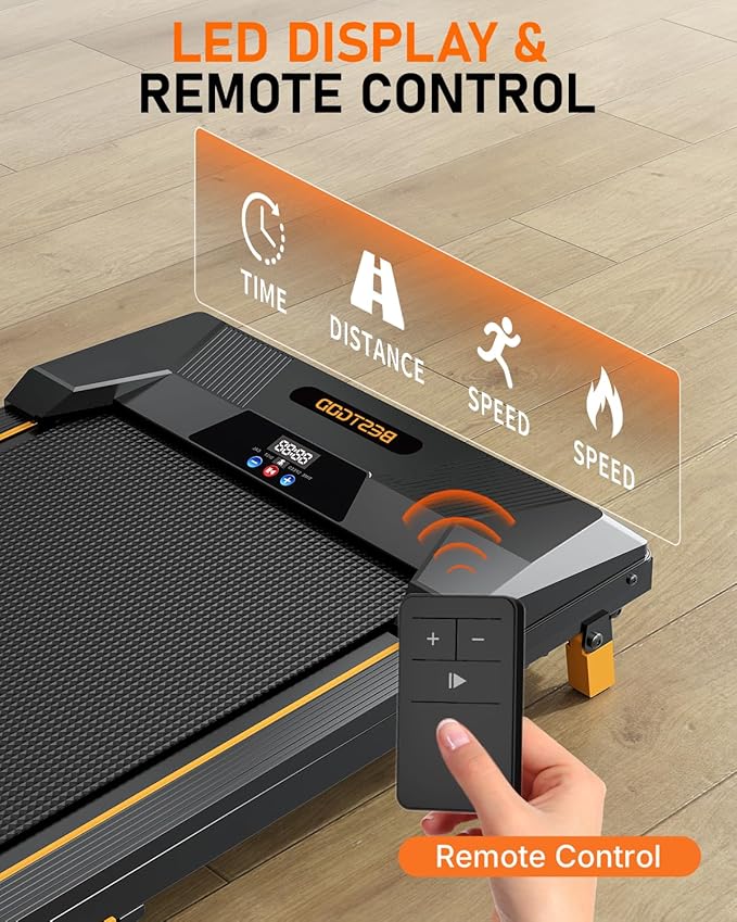 Walking Pad with Incline, BestGod Treadmills for Home 330lbs Capacity Walking Pad Treadmill Portable Under Desk Treadmill, 2.5HP Compact Treadmills Walk Pad with Remote Control-StrideForce Fitness