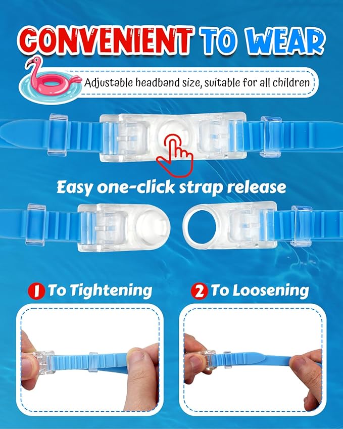 Rantizon Swim Goggles 2 Pack, Wide View Anti Fog&UV Swimming Goggles for Audlt, No Leaking Swim Glasses for Men Women Kids-StrideForce Fitness