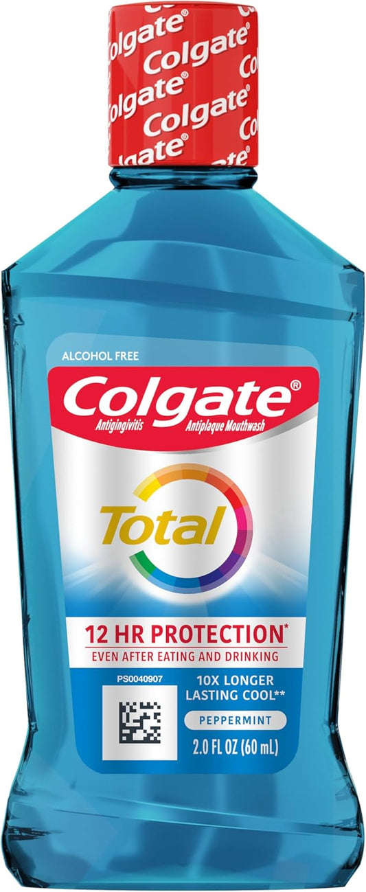 Colgate Total Advanced Pro-Shield Mouthwash, Peppermint - 60mL