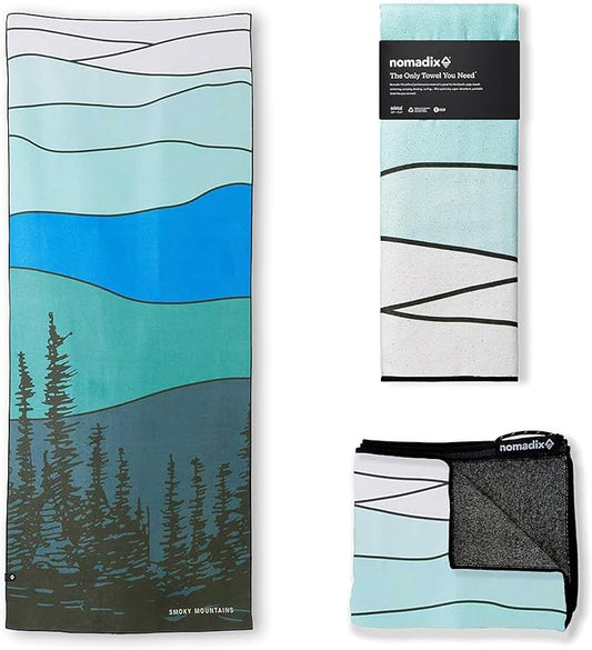 Nomadix Original Towel - Perfect for Beach, Pool, Travel, Camping, Yoga - Made with Recycled Materials - Super Absorbent - Sand Resistant-StrideForce Fitness
