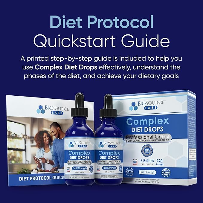 Complex Diet Drops – Best Natural Drops for Men and Women (2 Bottle Pack) - 60 Day Supply-StrideForce Fitness