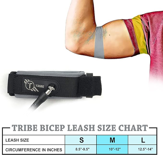 Tribe Bodyboarding QD (Quick Detach) Bicep Leash-StrideForce Fitness