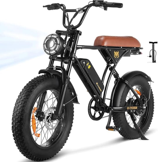 Electric Bike for Adults,Peak 1000W/1500W Motor,20/28MPH 55-150Mile ebikes for Adults with 10.4AH/13AH/26AH Battery,20" Fat Tire Electric Dirt Bike Commuting Off Road Ebike, UL2849-StrideForce Fitness