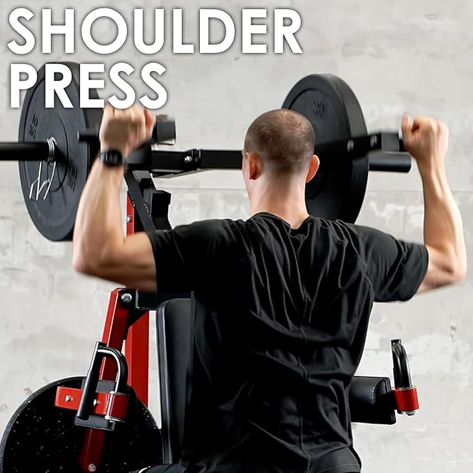 Mikolo Deltoid and Shoulder Press Machine, Lateral Raise Machine with Adjustable Seat and Backrest, 800 Weight Capacity Upper Body Machine-StrideForce Fitness