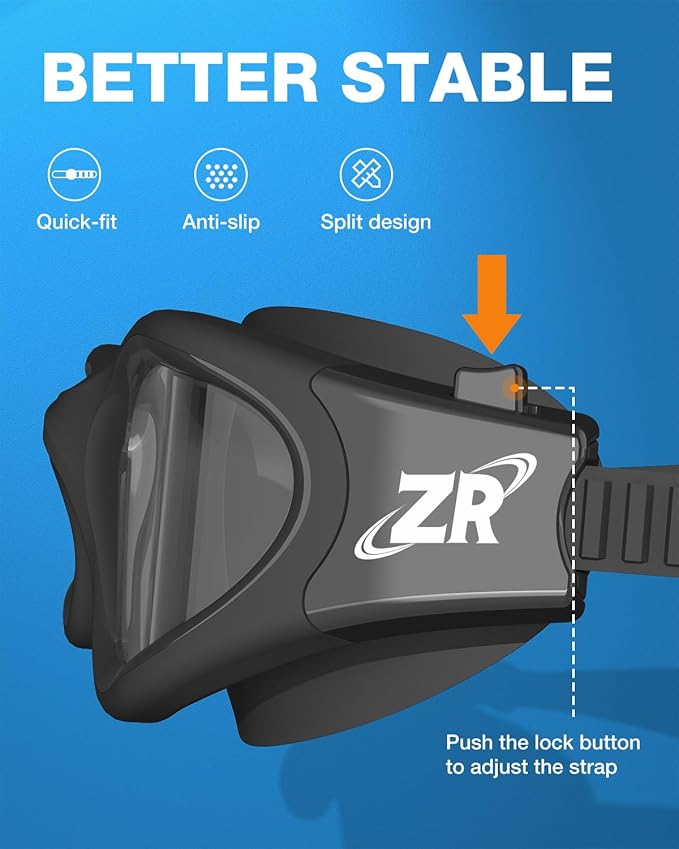 ZIONOR G1 Polarized Swimming Goggles for Unisex Adult Women Anti Fog 100% Anti UV Diving Goggles-StrideForce Fitness