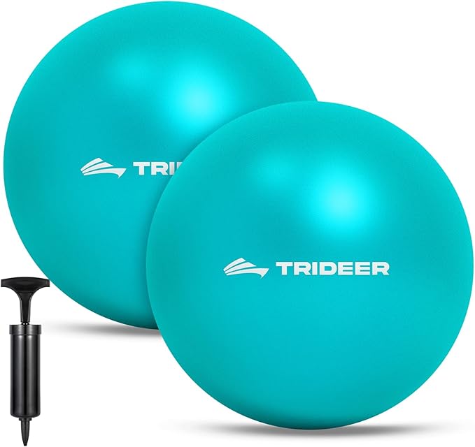 Trideer Pilates Ball - 9 Inch Core Ball for Physical Therapy, Yoga, Stability & Workout - Office & Home Gym-StrideForce Fitness