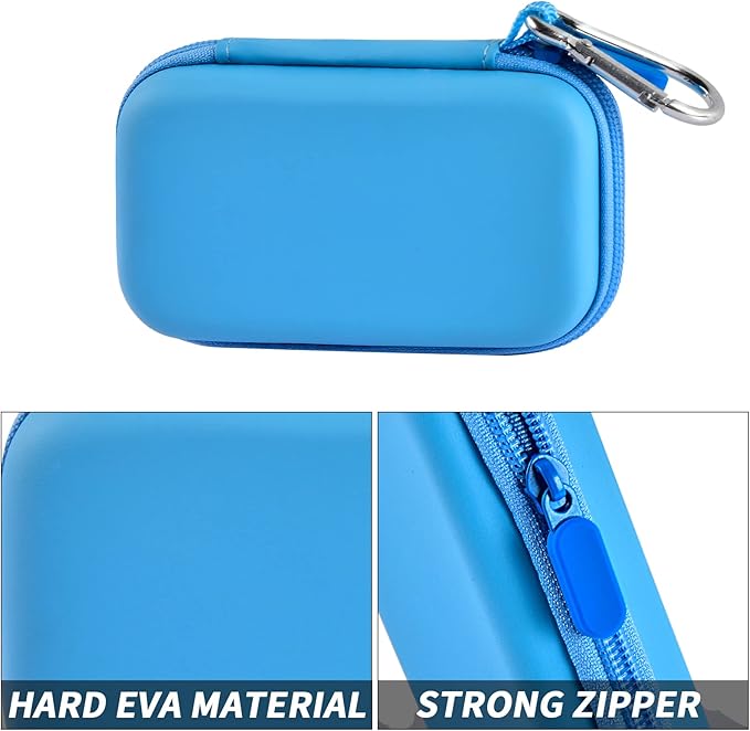 MP3 & MP4 Player Case for SOULCKER/G.G.Martinsen/Grtdhx/iPod Nano/Sandisk Music Player/Sony NW-A45 and Other Music Players with Bluetooth. Fit for Earbuds, USB Cable, Memory Card - Blue-StrideForce Fitness