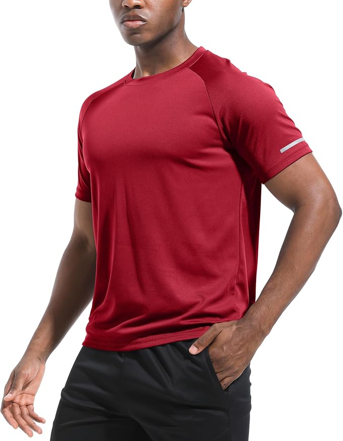 Boyzn 1, 3, 5 or 7 Pack Men's Workout Running Shirts, Dry Fit Moisture Wicking T-Shirt, Gym Athletic Short Sleeve Tee Shirts-StrideForce Fitness