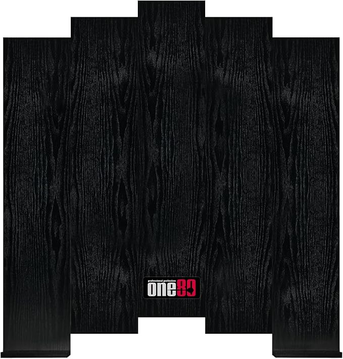 Knock-down Dartboard Backboard for A Large Area of Wall Protection Free Combination for Various Set-up Options Wooden Backboard with Black Veins Mounting Kits and Instructions Included Dartboard-StrideForce Fitness