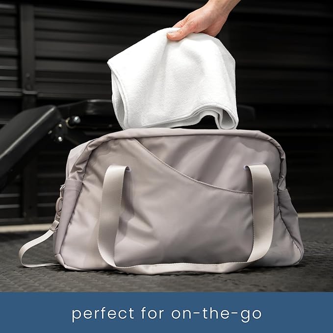 S&T INC. Microfiber Gym Towels, Yoga Towel for Home and Gym Bag, 16 Inch x 27 Inch, 6 Pack-StrideForce Fitness