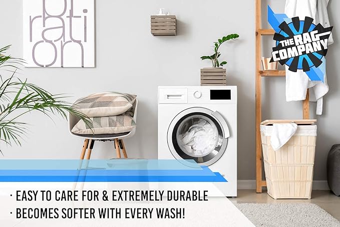 The Rag Company - Standard Waffle Weave Microfiber Towels (3-Pack) Detailing, Window, Glass and Drying, Wax & Polish, Lint-Free, Streak-Free, 370gsm, 16in x 16in, Yellow-StrideForce Fitness