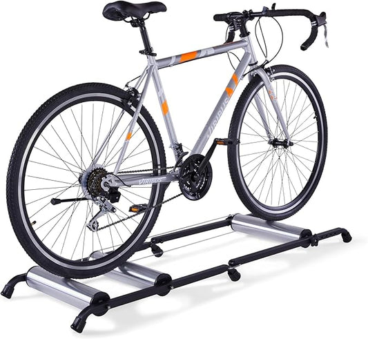 Saris Aluminum Rollers Indoor Bike Resistance Trainer Cycling Exercise Training Enhance Your Balance For Mountain Biking, Racing & Strength Training-StrideForce Fitness