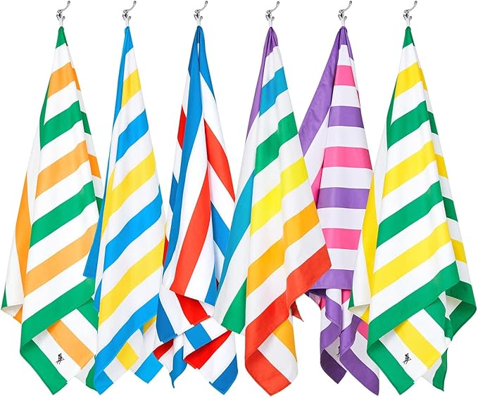 Dock & Bay Beach Towel - Quick Dry, Sand Free - Compact, Lightweight - 100% Recycled - Includes Bag - Summer - Unicorn Waves - Extra Large (200x90cm, 78x35)-StrideForce Fitness