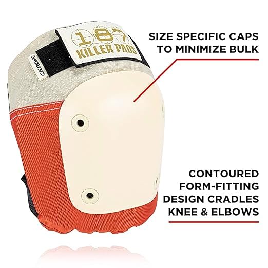 187 Killer Pads Six Pack Pad Set, Elbow Pads, Knee Pads, and Wrist Guards - Ideal for Skateboarding, Roller Skating, and Inline Skating-StrideForce Fitness