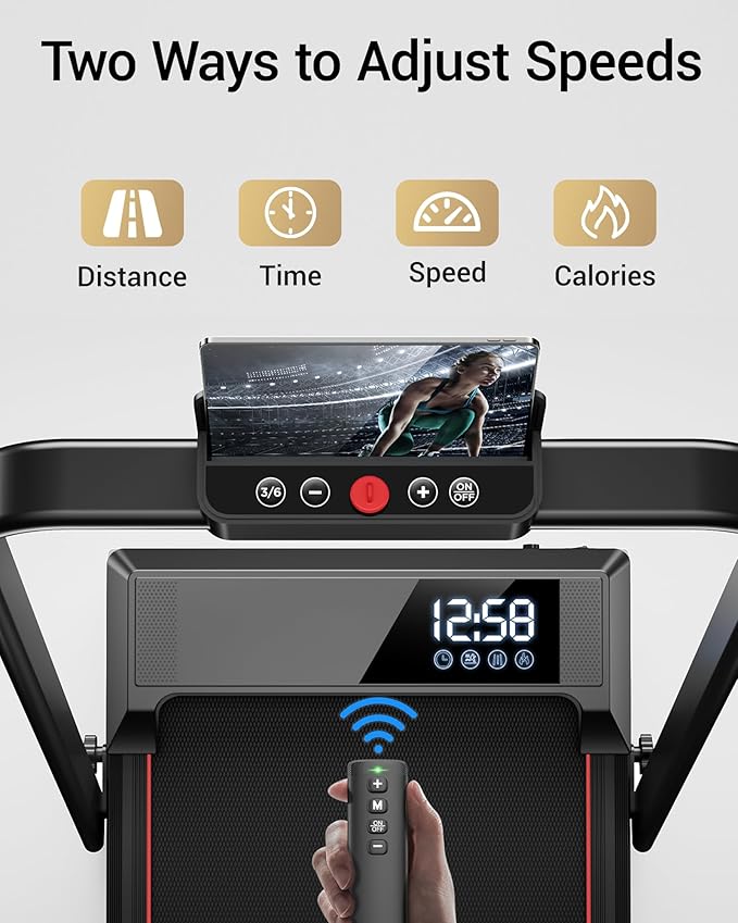 3-in-1 Portable Under Desk Treadmill, 17% Incline Walking Pad Treadmills for Home and Office, Folding Treadmill with 2.5 HP Quiet Brushless, 300 LBS Capacity-StrideForce Fitness