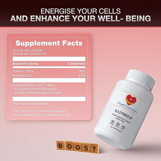 NAD+ Power Up Liposomal NAD+ Supplement – High Potency for Cellular Energy & Healthy Aging – Vegan, Gluten-Free, Non-GMO – for Men & Women – 30-Day Supply-StrideForce Fitness