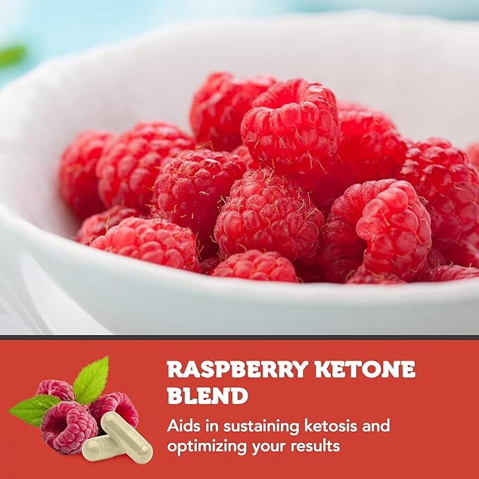 Vitamin Bounty Burn On Thermogenic Keto Fat Burner for Men & Women - Weight Loss Supplement with Raspberry Ketones - Metabolism Booster, Energy Pills, Appetite Suppressant - 60 Capsules-StrideForce Fitness