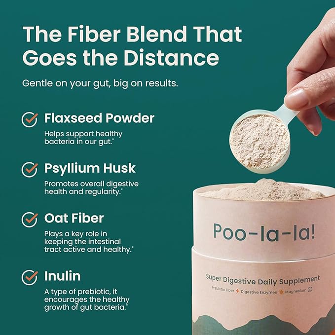 Nighttime Prebiotic Fiber Powder with Digestive Enzymes & Magnesium Glycinate for Sleep | Gut Health Supplement for Women & Men - Digestion Support, Bloating Relief - Citrus, 7 Servings-StrideForce Fitness