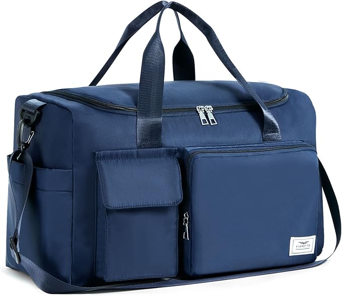FIORETTO Women's Gym Duffle Bag with Shoes Compartment, 37L Capacity, Ideal for Travel, Gym, Sports, Duffel, Weekender-StrideForce Fitness