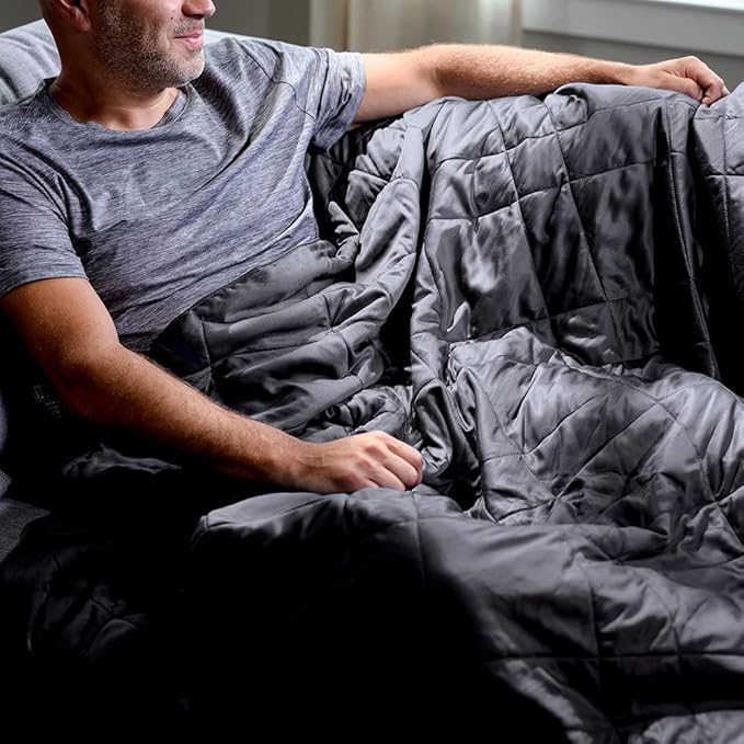 LUXOME Lightweight Blanket | 100% Rayon (Viscose) from Bamboo Fabric & Fill | Full/Queen - 86"x92" | Super Soft | Thermal-Regulating | Charcoal-StrideForce Fitness