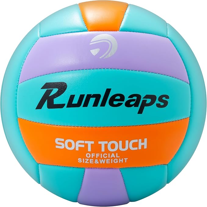 Beach Volleyball Official Size 5 Soft Waterproof Volleyball Sand Sports PU Ball for Indoor, Outdoor, Pool, Gym, Training-StrideForce Fitness