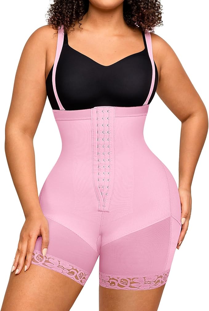 FeelinGirl Faja Body Shaper Tummy Control Shapewear for Women Butt Lifter Post Surgery Fajas Postparto Para Mujer-StrideForce Fitness