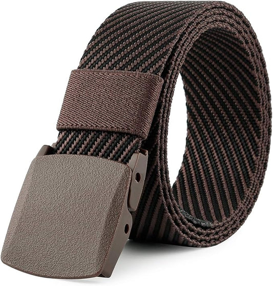 JASGOOD Nylon Canvas Breathable Military Tactical Men Waist Belt With Plastic Buckle-StrideForce Fitness