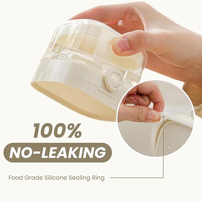 Denture Case Retainer Cleaning Case with Retainer Removal Tool and Brush, No-Leak Denture Bath Box Cup, Complete Clean Care for Clear Braces, Mouth Guard, Night Guard & Retainers (White)