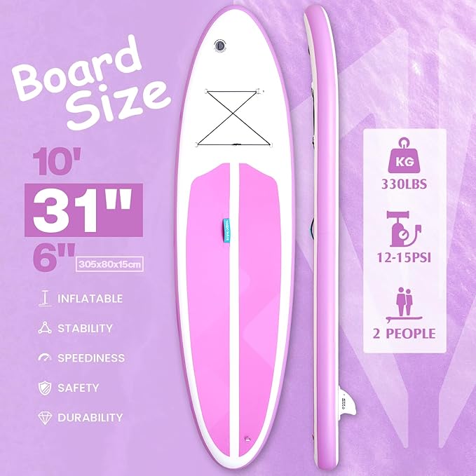 Tuxedo Sailor Kids Inflatable Paddle Board Lightweight and Safe Fishing Stand Up Paddle Board for Adults with Accessories-StrideForce Fitness