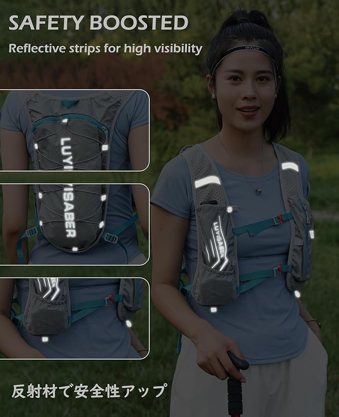 TRIWONDER Hydration Backpack Lightweight Water Pack for Men Women Hydration Pack for Cycling, Running, Hiking and Biking-StrideForce Fitness