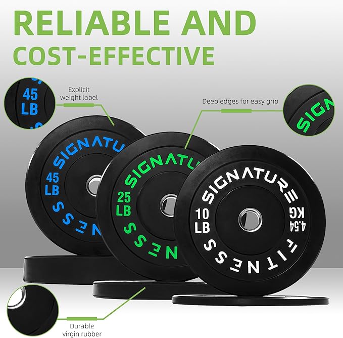 Olympic Bumper Plates Set, 2" Weight Plates for Strength Training & Weightlifting, Paris or Set or Set with Barbell, Multiple Options-StrideForce Fitness