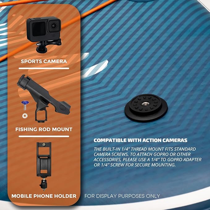 InnoExpo 11' Inflatable Stand Up Paddle Boards with Premium Accessories, Wide Stable SUP Paddle Board Design, Non-Slip Comfort Deck for Youth & Adults-StrideForce Fitness