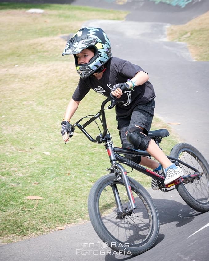 MMG Adult Motorcycle Off Road Helmet DOT - MX ATV Dirt Bike Motocross UTV - with Goggles-StrideForce Fitness