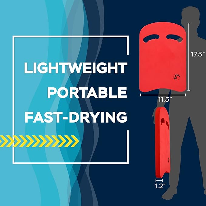 Sunlite Sports Swimming Kickboard - One Size Fits All - A Great Training Aid for Children and Adults-StrideForce Fitness