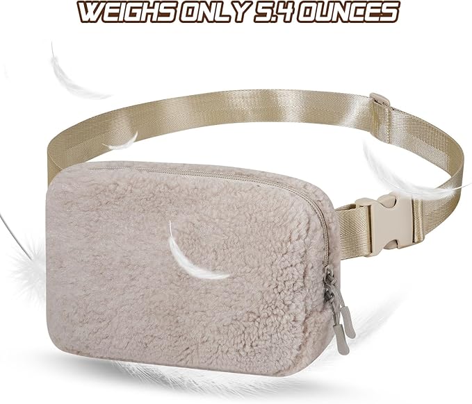 MoKo Fanny Packs for Women Men, Fashion Running Waist Packs, Crossbody Mini Bag Fanny Pack Belt Bag with Adjustable Strap for Running Outdoors Workout Travel Hiking Cycling-StrideForce Fitness