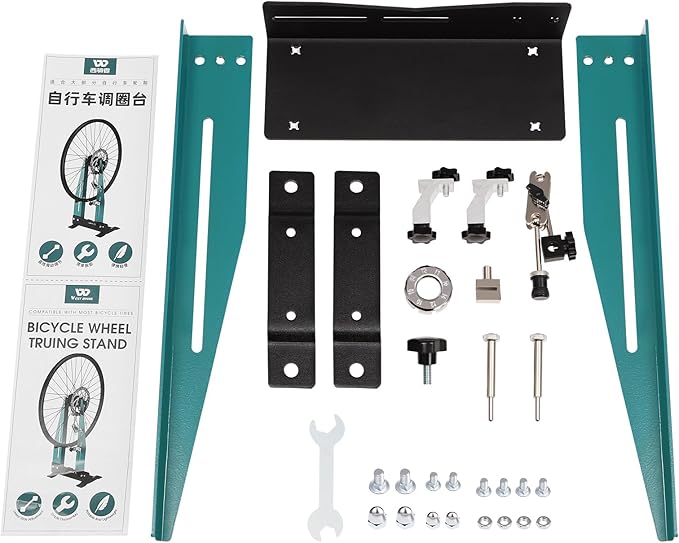 Bike Wheel Maintenance Stand Professional Wheel Truing Stand Bicycle Road Bike Wheel Holder Repair Tools Suitable for 16"-27.5" 700C Wheels-StrideForce Fitness