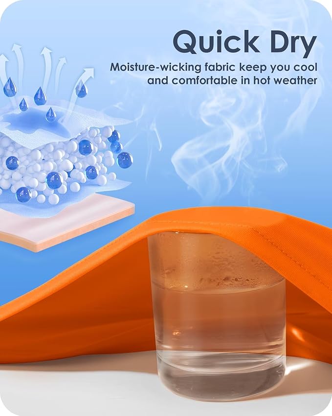 Boladeci Men's Swim Shirt Short Sleeve UPF 50+ Sun Protection SPF UV Moisture Wicking Lightweight Quick Dry Rash Guard-StrideForce Fitness