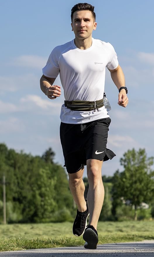 Fitgriff® Running Belt for Men & Women - Secure Jogging Pouch for Phone, Keys & Essentials - For All Cell Phones-StrideForce Fitness