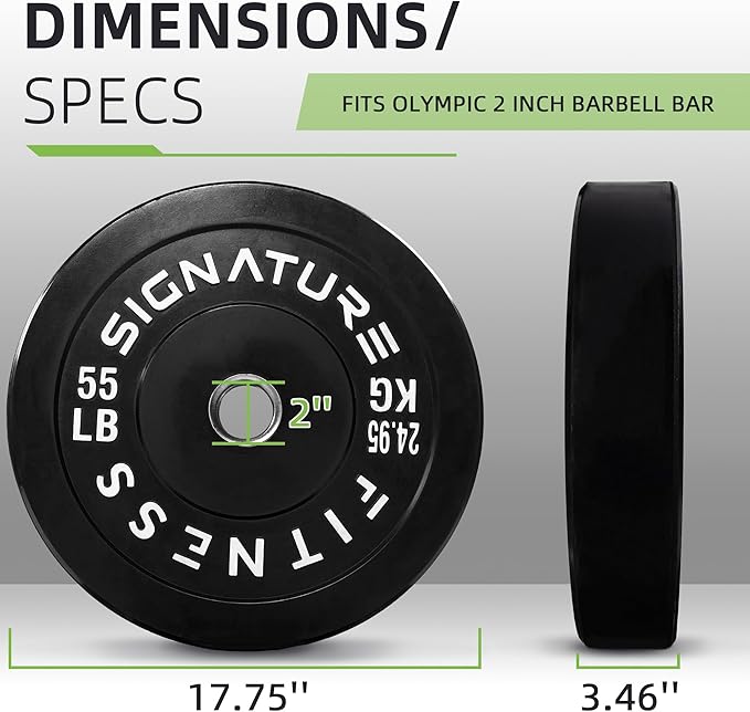 Olympic Bumper Plates Set, 2" Weight Plates for Strength Training & Weightlifting, Paris or Set or Set with Barbell, Multiple Options-StrideForce Fitness