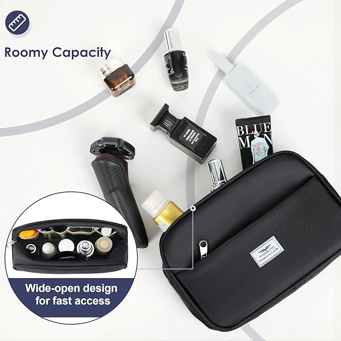 FIORETTO Womens Gym Tote Duffle Bag with Toiletry Bag, Sports Duffel Overnight Hospital Workout Carry on Bag for Girls with Wet Pocket & Shoe Compartment, Ideal for Travel, Swimming, Dance Black-StrideForce Fitness