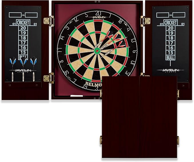 EastPoint Sports Bristle Dartboard and Cabinet Sets- Features Easy Assembly - Complete with All Accessories-StrideForce Fitness