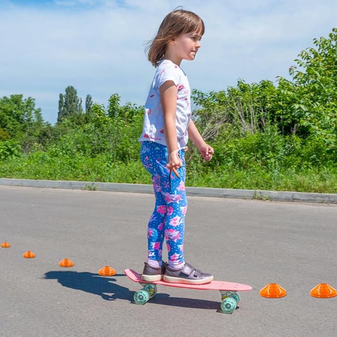 60/30 Pack Soccer Training Cones - Agility Cones with Carry Bag, Sturdy Disc Cones for Sports Training, Soccer, Football, Basketball, Indoor Outdoor Sports, Festive Events, Field Cone Markers-StrideForce Fitness