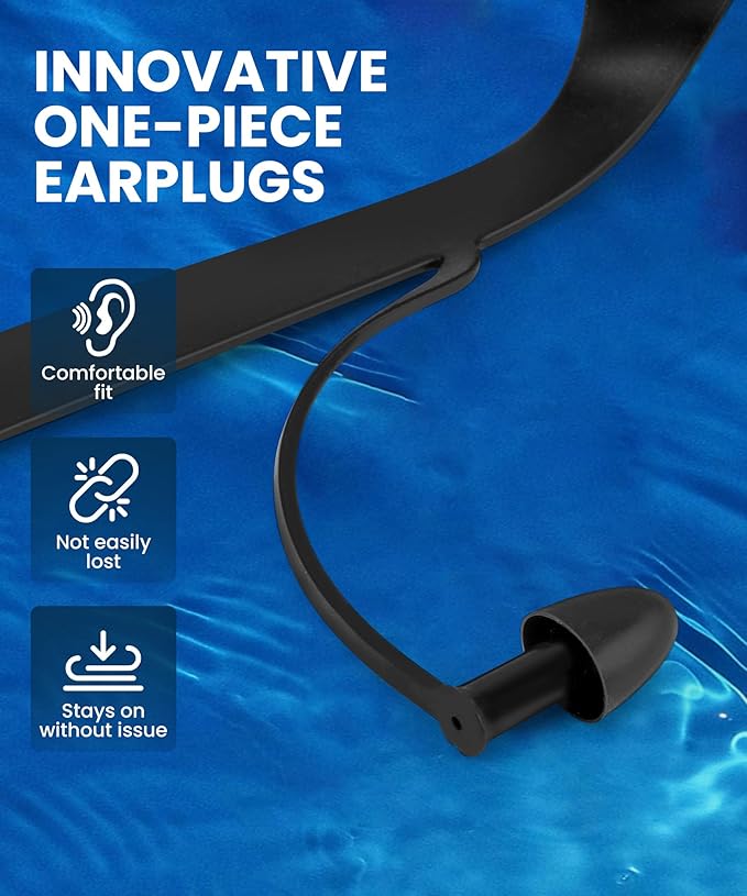 NSSIW Goggles Swimming Adult Swim-Goggles: Wide View with UV400 Protection Anti Fog No Leak for Men and Women 3 Pack-StrideForce Fitness