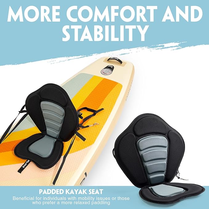 PORTAL SUP Inflatable Paddle Board for Adults 10'6'' Stand Up Paddleboard,Non-Slip Deck Blow up Paddle Boards with Adjustable Paddle, Carry Bag, and Repair Kit-StrideForce Fitness