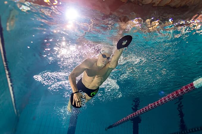 arena Unisex Elite Hand Paddle 2 for Lap Swimming and Technique Training, Swim Equipment for Men and Women, 4 Sizes-StrideForce Fitness