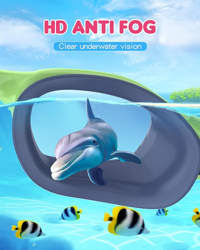 Kids Swim Goggles,Swimming Goggles for Kids 6-14, Anti-Fog UV Protection Pool Glasses for Boys Girls-StrideForce Fitness