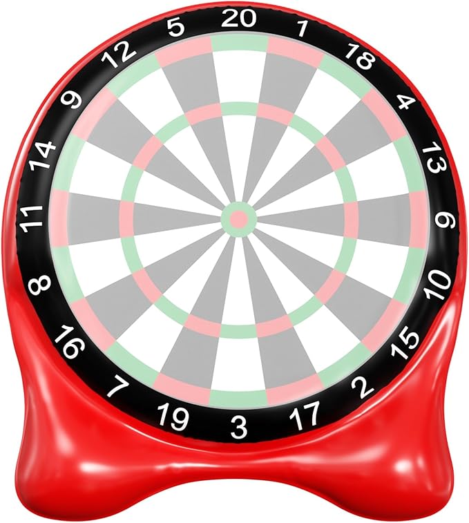 Inflatable Soccer Dart Board, Giant Kick Darts,Indoor Outdoor Lawn Yard Games for Kids Adults Family, Big Jumbo Carnival Games for Party | 6ft Dart Boards with Pump Accessories-StrideForce Fitness