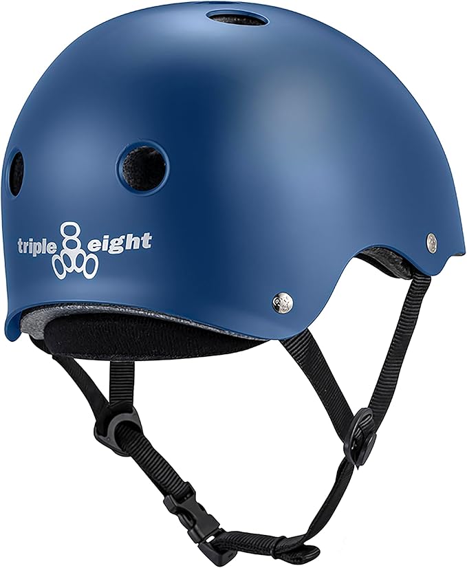 Triple Eight Deep Cover Helmet - Ideal for Skateboarding, Bicycling, BMX, and Roller Skating-StrideForce Fitness